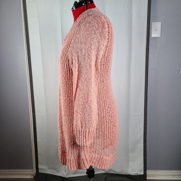 Peach Mossimo Duster-Length Cardigan - Picture 2 of 7